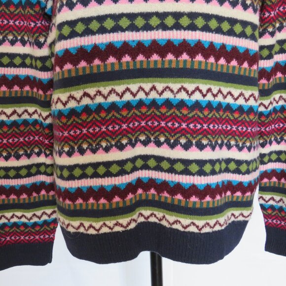 Talbots Striped Embellished Long Sleeves Women’s Sweater XL - Picture 5 of 11